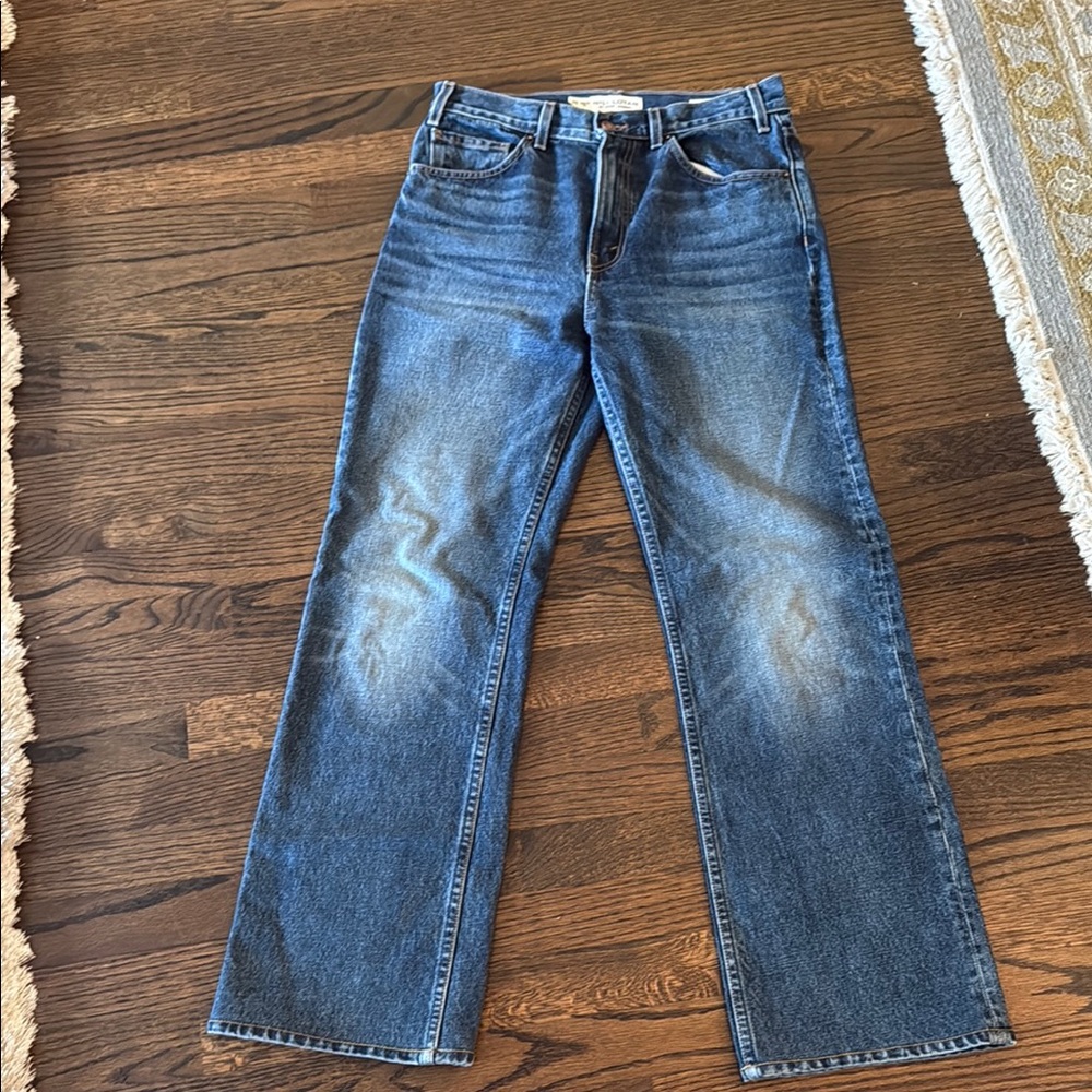 Nili Lotan Blue Straight Leg Jeans